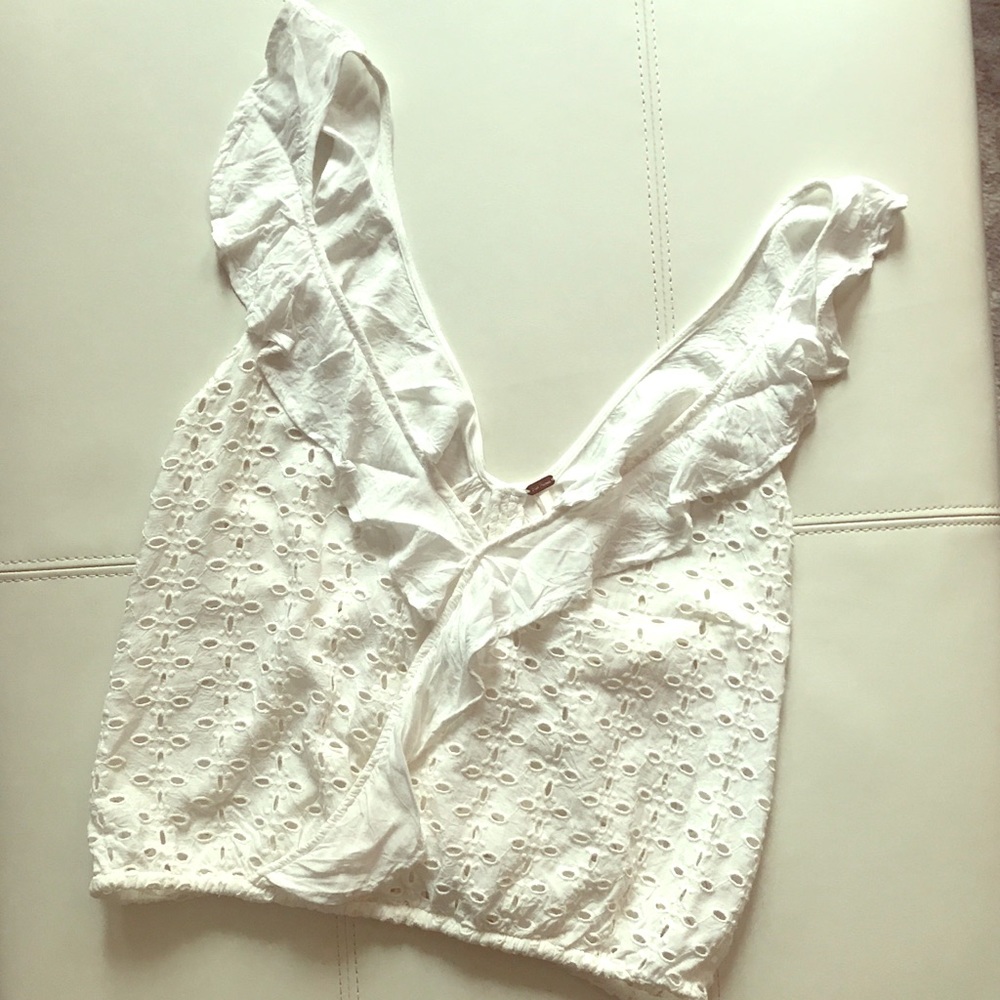 Free People Eyelet Summer Top